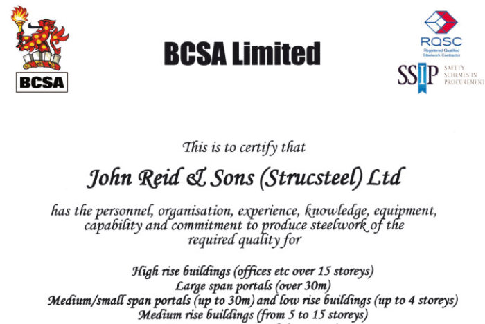 reidsteel-bcsa-certificate