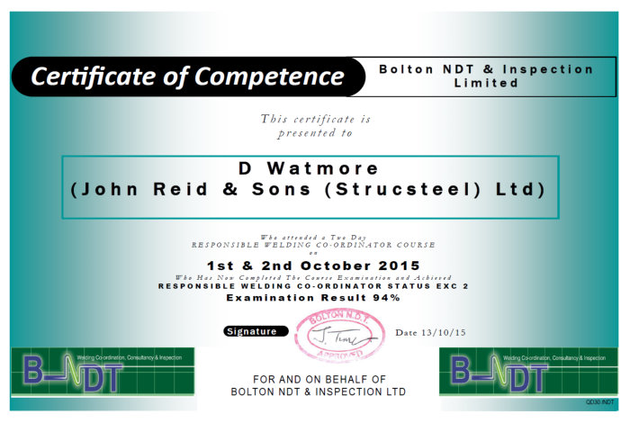 Responsible-Welding-Coordinator-Certificate-D-Watmore